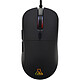 The G-Lab KULT Cobalt (Noir) Souris filaire pour gamer - droitier - capteur optique 12800 dpi - 6 boutons - rétroéclairage RGB