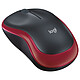 Logitech Wireless Mouse M185 (Rouge) Souris sans fil - ambidextre - capteur optique 1000 dpi - 3 boutons