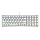 Cherry Xtrfy MX 3.1 (Blanc) Clavier gaming filaire - interrupteurs mécaniques rouges (switches MX2A Red) - rétro-éclairage RGB - AZERTY, Français