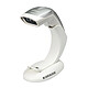 Datalogic Heron HD3430-WHK1S (blanco). Escáner de mano para códigos 1D, 2D, postales, apilados y compuestos y captura de imágenes + soporte + cable USB.