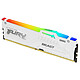 Kingston FURY Beast RGB 16GB DDR5 6000 MHz CL30 - White . PC5-48000 DDR5 RAM - KF560C30BWA-16.