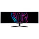 Acer 49" OLED - Predator X49Xbmipphuzx Ecran PC 5K - 5120 x 1440 pixels - 0.03 ms (gris à gris) - Format 32/9 - Dalle OLED incurvée - 240 Hz - HDR 400 - FreeSync Premium - HDMI/DisplayPort/USB-C - Réglage en hauteur - Noir