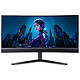 Acer 34" Mini LED - Predator X34V3bmiiphuzx Ecran PC UltraWide WQHD - 3440 x 1440 pixels - 1 ms (gris à gris) - Format 21/9 - Dalle VA incurvée - 180 Hz - HDR 1000 - FreeSync Premium - HDMI/DisplayPort/USB-C - Réglage en hauteur - Noir