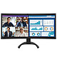EIZO 34.1" LED - FlexScan EV3450XC-BK Ecran PC UltraWide WQHD - 3440 x 1440 pixels - 5 ms - Format large 21/9 - Dalle IPS incurvée - DisplayPort/HDMI/USB-C - Réglable en hauteur - Hub USB - Webcam - Noir