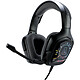 The G-Lab KORP Cobalt 7.1 EX Casque-micro pour gamer - circum-auriculaire - son surround 7.1 - Microphone flexible - USB - rétroéclairage RGB - compatible PC / PS4