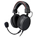 Fox Spirit DH0 Micro-casque gaming circum-auriculaire semi-ouvert avec microphone détachable - Compatible PC et Consoles (jack 3.5 mm)