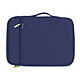 INOVU Loop Move 14" Case (Navy). Notebook sleeve up to 14" water-repellent in recycled PET with anti-RFID front pocket - laptop and MacBook compatible.