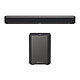 Sennheiser AMBEO Soundbar Mini + AMBEO Sub Barre de son 7.1.4 - 250 Watts - 6 HP - Dolby Atmos / DTS:X - Wi-Fi/Bluetooth/AirPlay 2 - Multiroom - HDMI eARC - 2 Subwoofers intégrés + Caisson de grave 350 Watts RMS - Bluetooth 5.2