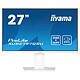 iiyama 27" LED - ProLite XUB2797QSU-W2. 2.5K PC monitor - 2560 x 1440 pixels - 1 ms (MPRT) - 16/9 - IPS panel - 100 Hz - Adaptive-Sync - DisplayPort/HDMI - Pivot - USB Hub - White .