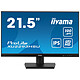 iiyama 21.5" LED - ProLite XU2293HSU-B7 Ecran PC Full HD 1080p - 1920 x 1080 pixels - 1 ms (MPRT) - 16/9 - Dalle IPS - 100 Hz - Adaptive-Sync - DisplayPort/HDMI - Hub USB - Noir