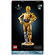 LEGO Star Wars 75398 C-3PO Set Collector - Figurine de Droïde à Construire et à Collectionner - Maquette pour Adultes à Exposer - Idée Cadeau pour Fans et Collectionneurs de la Saga