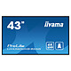 iiyama 43" LED - Prolite LH4360UHS-B2AG Ecran 43" 4K UHD - 16:9 - VA - Dalle mate, Haze 25% - 500 cd/m² - 4000:1 - 6.5 ms - HDMI - Ethernet - 24/7