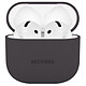 DECODED Silicone AirCase Noir AirPods 4e Gen Coque de protection silicone pour Apple AirPods 4e Gen