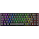 The G-Lab Keyz Titanium Wireless (Noir) Clavier gaming sans fil -  format 65% - Bluetooth/RF2.4 GHz/Filaire - interrupteurs mécaniques rouges (switchs Outemu Red) - rétroéclairage RGB - AZERTY, Français