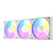 Antec Connect 120 ARGB Reverse White (x3). Pack of 3 PWM 120mm Reverse Case Fans with ARGB LED .