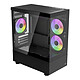 Aerocool Viewport Mini V2 - Negro. Carcasa minitorre con panel lateral y frontal de cristal templado y 3 ventiladores ARGB.