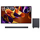 LG OLED77G4 + JBL Bar 500 Téléviseur OLED evo 4K UHD 77" (195 cm) - 120 Hz - Dolby Vision - Wi-Fi/Bluetooth/AirPlay 2 - G-Sync/FreeSync Premium - 4x HDMI 2.1 - Google Assistant/Alexa - Son 4.2 60W Dolby Atmos (sans pieds) + Barre de son 5.1