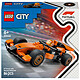 LEGO City 60442 Auto da corsa McLaren con pilota F1 Set di costruzioni con auto di Formula 1 - Pilota di auto da corsa in miniatura - Idea regalo per bambini e bambine dai 6 anni in su 
