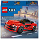 LEGO City 60448 L'auto sportiva rossa Auto da corsa per bambini e bambine dai 5 anni in su - Giocattolo interattivo con minifigure del pilota e accessori - Idea regalo di compleanno 