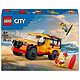 LEGO City 60453 Le véhicule de secours de la plage Jeu de construction pour garçons et filles dès 6 ans avec un requin - Jeu de rôle sur le thème du sauvetage - Idée cadeau pour les amateurs d'océan