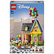 LEGO Disney Pixar 43217 La Casa di "Lassù" Giocattolo con palloncini - figure di Carl, Russell e Doug, collezione di modellini per bambine e bambini, idea regalo iconica