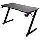 The G-Lab K-Desk Electron EX Bureau pour gamer - longueur 120 cm - profondeur 60 cm - hauteur 75 cm - support de casque et porte gobelet - rétroéclairage RGB