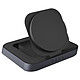 ZENS Magnetic Nightstand Charger (Noir) Chargeur magnétique pour table de nuit avec technologie Qi