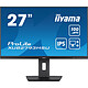 iiyama 27" LED - ProLite XUB2793HSU-B7 Ecran PC Full HD 1080p - 1920 x 1080 pixels - 1 ms (MPRT) - 16/9 - Dalle IPS - 100 Hz - Adaptive-Sync - HDMI/DisplayPort - Pivot - Hub USB - Noir