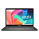 MSI Modern 13 F13MG-020FR Intel Core i5-1335U 16 Go SSD 512 Go 13.3" LED Full HD Wi-Fi 6E/Bluetooth Webcam Windows 11 Famille