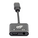 INOVU Adaptateur Audio USB-C vers Jack 3.5 mm + USB-C Power Delivery 60W pas cher