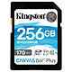 Kingston SD Plus Canvas Go! SDG3/256GB Carte mémoire SDXC UHS-I U3 V30 256 Go