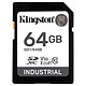 Kingston Industrial SDIT/64GB Carte mémoire SDXC UHS-I U3 V30 A1 64 Go