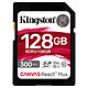 Kingston SD Canvas React Plus SDR2/128GB Carte mémoire SDXC UHS-II U3 V90 128 Go