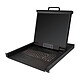 StarTech.com console rackable double rail 1U pour serveur Tiroir KVM écran TFT 19" Universel 1U avec câbles fournis - clavier QWERTY Français avec touchpad