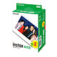 Fujifilm instax Wide Instant Film Bipack 2 packs de films instax Wide pour appareils photos instax Wide 210, instax Wide 300 et imprimante Link Wide - 2 x 10 vues