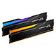 G.Skill Trident Z5 CK RGB 48 Go (2 x 24 Go) DDR5 8200 MHz CL40 - Noir Kit Dual Channel 2 barrettes de RAM DDR5 PC5-65600 - F5-8200C4052G24GX2-TZ5CRK