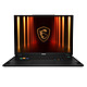 MSI Stealth A18 AI+ A3XWHG-005FR AMD Ryzen AI 9 HX 370 32 Go SSD 2 To 18" LED QHD+ 240 Hz NVIDIA GeForce RTX 5070 Ti 12 Go DLSS 4 Wi-Fi 7/Bluetooth Webcam Windows 11 Professionnel