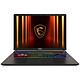 MSI Vector 16 HX AI A2XWIG-015FR Intel Core Ultra 9 275HX 32 Go SSD 1 To 16" LED QHD+ 240 Hz NVIDIA GeForce RTX 5080 16 Go DLSS 4 Wi-Fi 6E/Bluetooth Webcam Windows 11 Famille