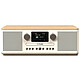 Pure Classic C-D6 Blanc/Chêne Micro-chaîne stéréo 2 x 15 Watts - Radio Internet/FM/DAB+ - Lecteur CD - Bluetooth 5.3 - Réveil - USB/AUX