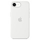 Apple Silicone Case Blanc Apple iPhone 16e Coque en silicone pour Apple iPhone 16e