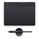 Wacom Intuos Pro Small (PTK470K0B) Tablette graphique professionnelle multi-touch, avec stylet Pro Pen 3 et repose-stylet (PC / Mac)