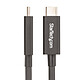 Avis StarTech.com Câble Thunderbolt 4 (40 Gb/s) USB-C - Compatible Thunderbolt, USB et DisplayPort - M/M - 2 m - Noir