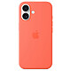 Apple Silicone Case with MagSafe Tangerine Apple iPhone 16 Coque en silicone avec MagSafe pour Apple iPhone 16