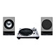 Technics SC-CX700E-H Gris + SL-1200 MK7 Enceinte sans fil Hi-Fi Bluetooth (par paire) + Platine vinyle à entraînement direct - 3 vitesses (33-45-78 trs/min) - Fonctions DJ