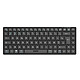 PORT Connect Mini Rechargeable Bluetooth Keyboard Clavier sans fil - Bluetooth 5.0/RF 2.4 GHz - touches ciseaux - AZERTY, Français