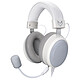 Fox Spirit DH0 (Blanc) Micro-casque gaming circum-auriculaire semi-ouvert avec microphone détachable - Compatible PC et Consoles (jack 3.5 mm)