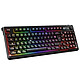 Spirit of Gamer Elite K60 (Noir) Clavier gamer sans fil - RF 2.4 GHz/Bluetooth - touches semi-mécaniques - écran LCD - rétroéclairage RGB - AZERTY, Français