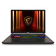 MSI Vector 17 HX AI A2XWHG-011FR Intel Core Ultra 9 275HX 32 Go SSD 2 To 17" LED QHD+ 240 Hz NVIDIA GeForce RTX 5070 Ti 12 Go DLSS 4 Wi-Fi 7/Bluetooth Webcam Windows 11 Famille