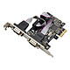 MicroConnect 2 Port Serial PCIe Card (MC-PCIE-MCS2S) Carte contrôleur PCI Express x1 avec 2 ports Série DB9 RS-232