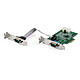 StarTech.com PCI-E card with 2 DB-9 ports - UART 16950 PCI Express card with 2 RS232 Serial Ports - UART 16950 - low profile - up to 920 Kbits/s